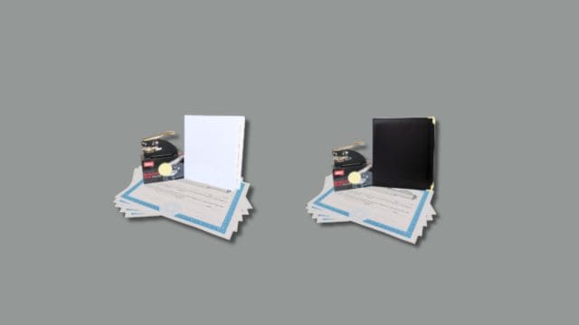 Physicial Minute Book Binder